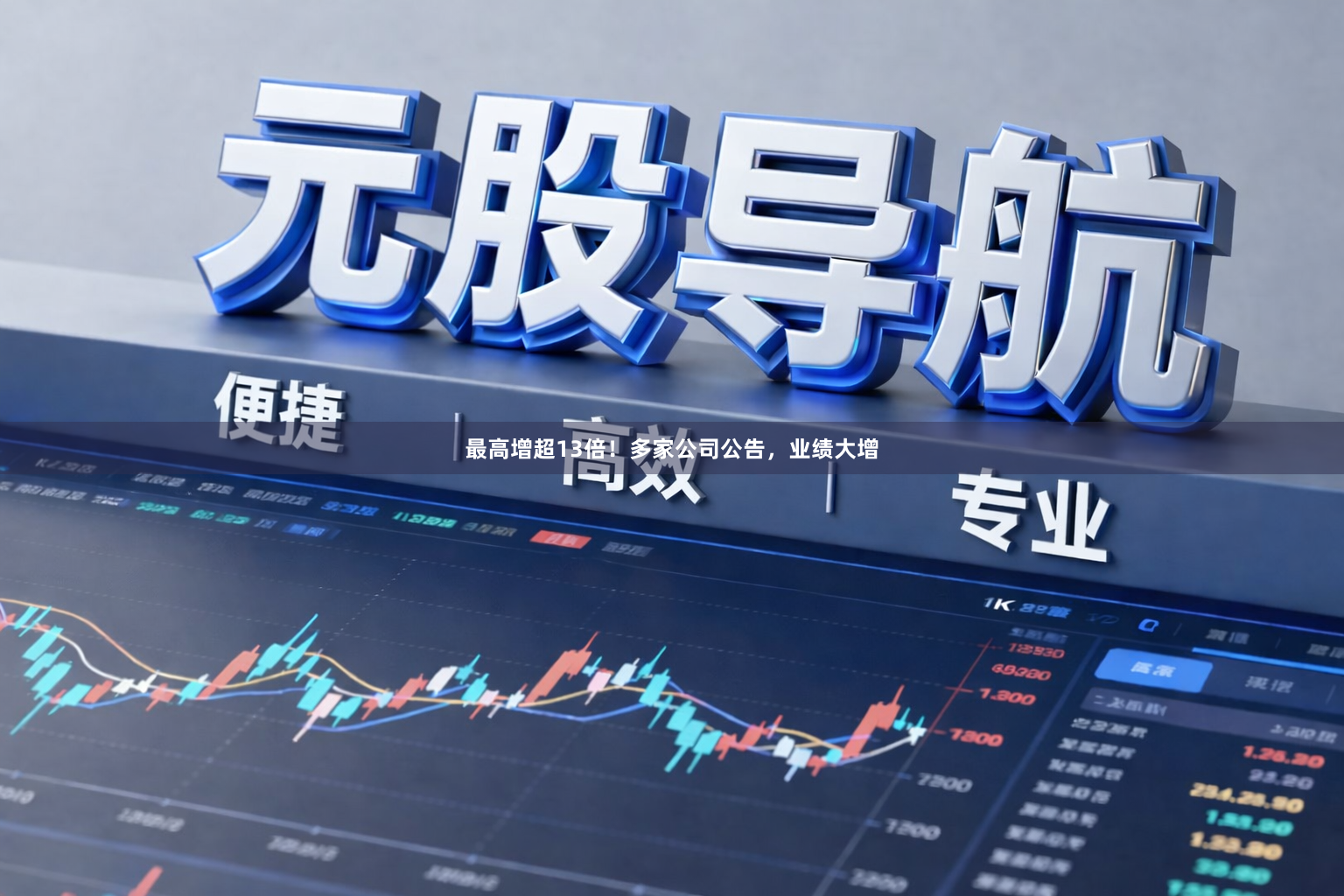 最高增超13倍！多家公司公告，业绩大增