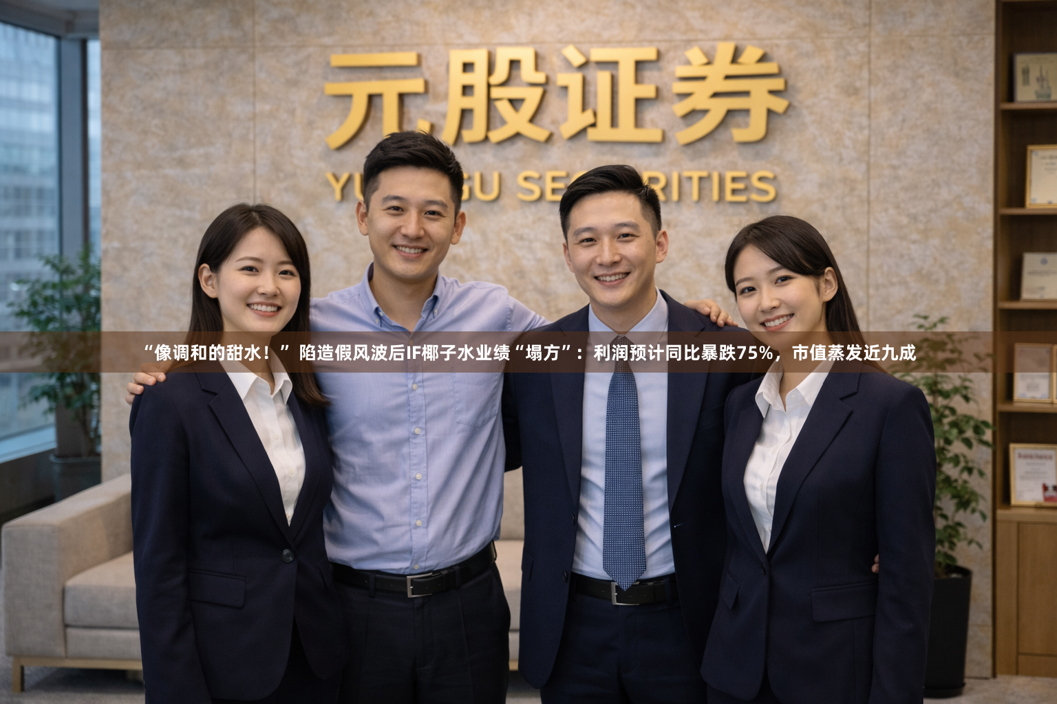 “像调和的甜水！” 陷造假风波后IF椰子水业绩“塌方”：利润预计同比暴跌75%，市值蒸发近九成