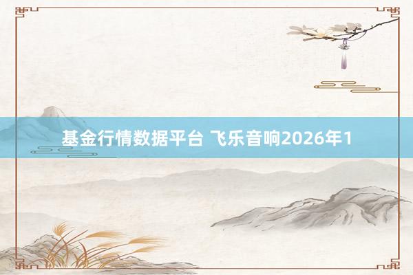 基金行情数据平台 飞乐音响2026年1