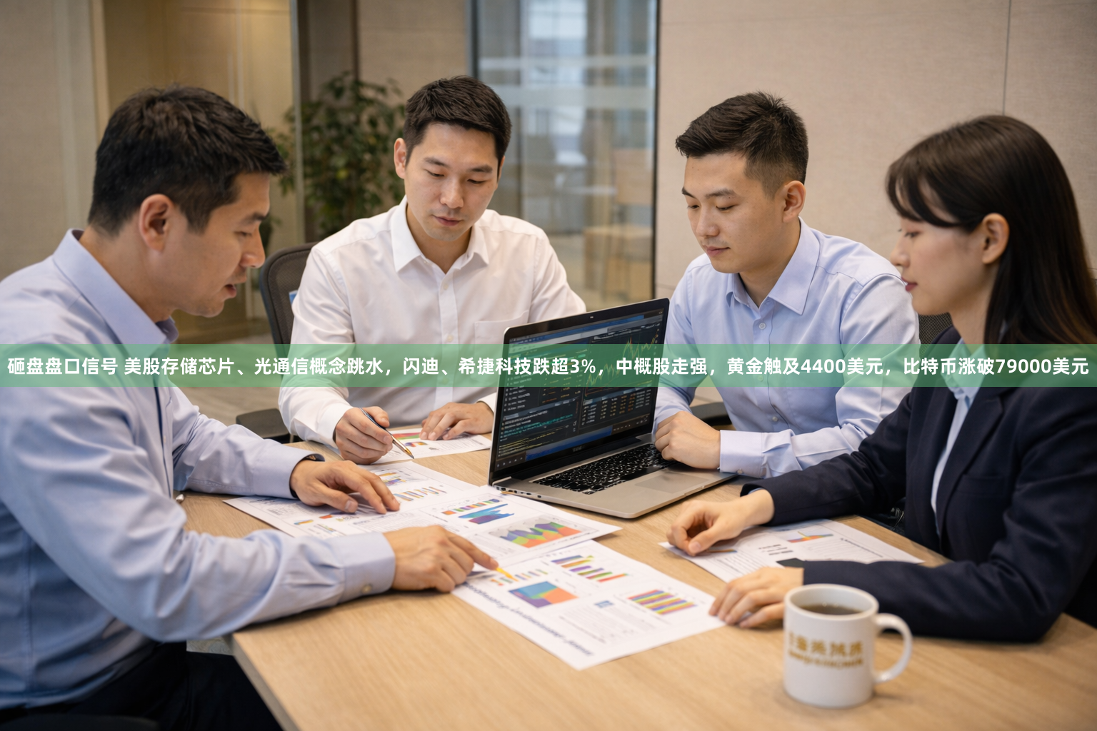 砸盘盘口信号 美股存储芯片、光通信概念跳水，闪迪、希捷科技跌超3%，中概股走强，黄金触及4400美元，比特币涨破79000美元