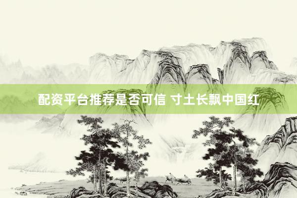配资平台推荐是否可信 寸土长飘中国红